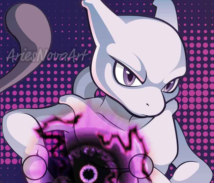 Mewtwo Illustration